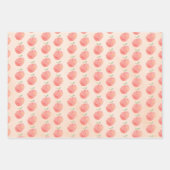 Pfirsiche Geschenkpapier Set (Vorderseite 2)