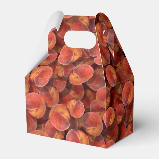 Pfirsiche Geschenkschachtel (Rückseite)