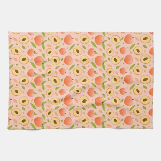 Pfirsiche Geschirrtuch (Horizontal)