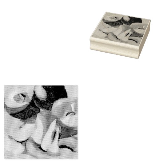 Pfirsiche Gummistempel (Stempel)