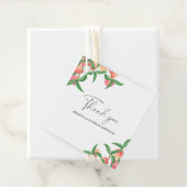 Pfirsiche - Hochzeit Danke Geschenkanhänger (Beispiel)