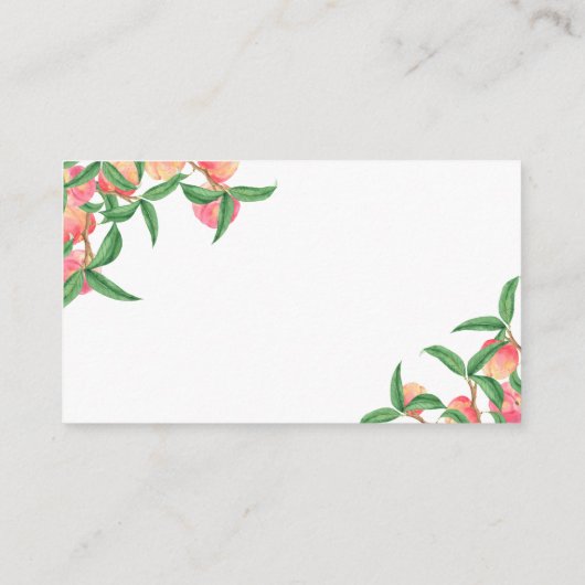 Pfirsiche - Ideen für die Datumsnacht \ Datum jar Begleitkarte (Rückseite)