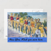 Pfirsiche in Florida Postkarte (Vorne/Hinten)