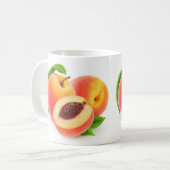 Pfirsiche Kaffeetasse (Vorderseite Links)