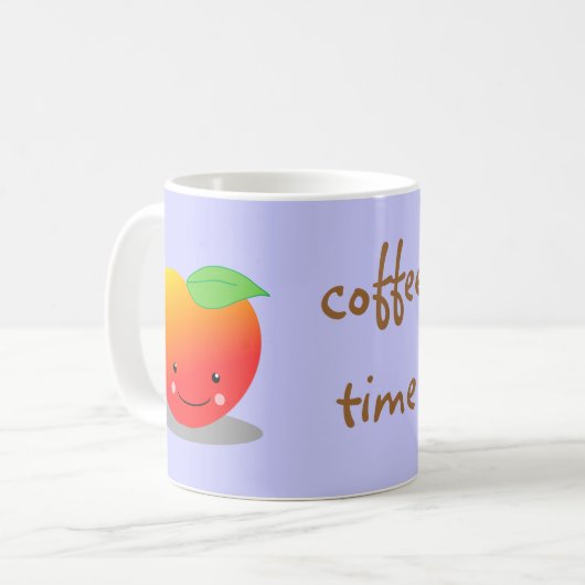 Pfirsiche Kaffeetasse (Vorderseite Links)