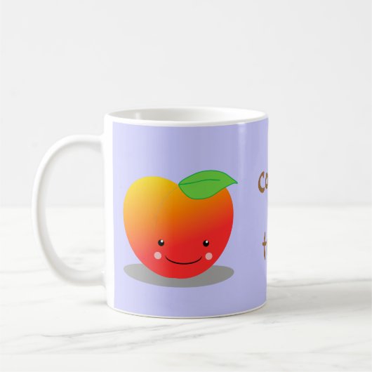 Pfirsiche Kaffeetasse (Links)