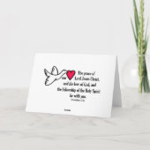 Pfirsiche Karte (Rückseite)