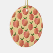 Pfirsiche Keramik Ornament (Rechts)