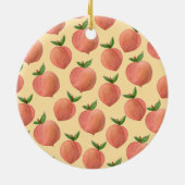 Pfirsiche Keramik Ornament (Hinten)