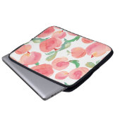 Pfirsiche Laptopschutzhülle (Vorne Knopf)