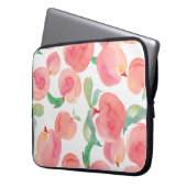 Pfirsiche Laptopschutzhülle (Vorderseite Links)