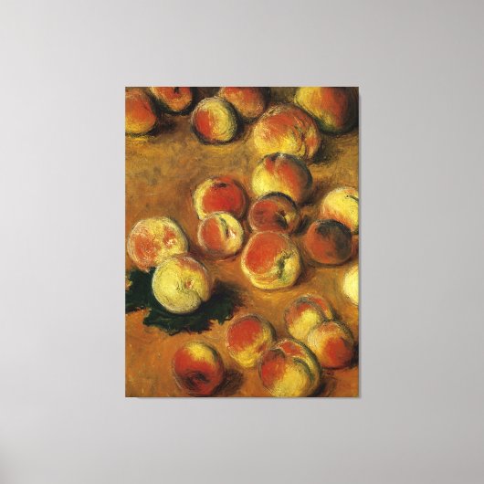 Pfirsiche Leinwanddruck (Vorderseite)