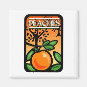 Pfirsiche Magnet (Vorne)