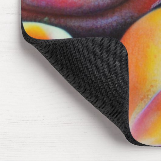 Pfirsiche Mousepad (Ecke)