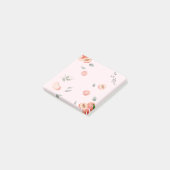 Pfirsiche nach dem Abschluss Post-it Klebezettel (angewinkelt)