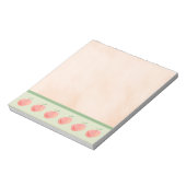 Pfirsiche Notizblock (Rotiert)