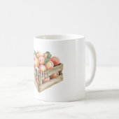 Pfirsiche Obst Kaffeetasse (VorderseiteRechts)