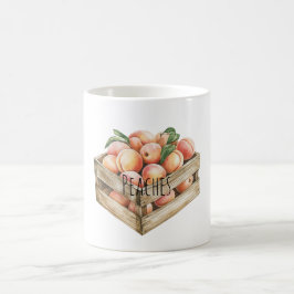 Pfirsiche Obst Kaffeetasse