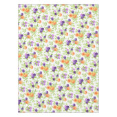 Pfirsiche Pflaumen Lila Niedliches Obst Botanisch Tischdecke (Vorderseite)