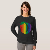 Pfirsiche, Pflaumenfrucht, runder Hintern, B T-Shirt (Vorne ganz)