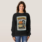 Pfirsiche Platten Sweatshirt (Vorne ganz)