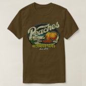 Pfirsiche Platten Tapes 1975 Baseball TShirt (Design vorne)