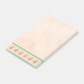 Pfirsiche Post-it Klebezettel (angewinkelt)