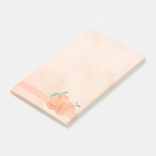Pfirsiche Post-it Klebezettel (angewinkelt)