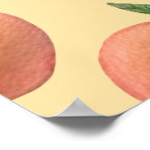 Pfirsiche Poster (Ecke)