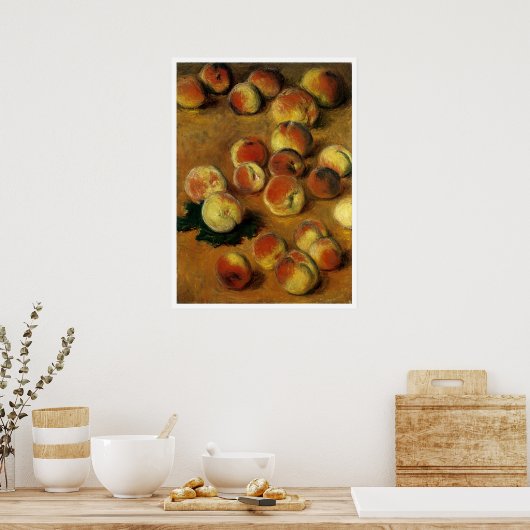Pfirsiche Poster (Küche)