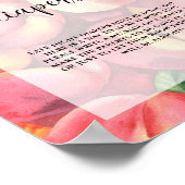 Pfirsiche - Poster für Späte-Nacht-Windeln (Ecke)