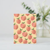 Pfirsiche Postkarte (Stehend Vorderseite)