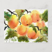 Pfirsiche! Postkarte (Vorderseite)