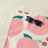 Pfirsiche & Red Cherries Fun Frucht Muster Strandtuch (Beispiel)