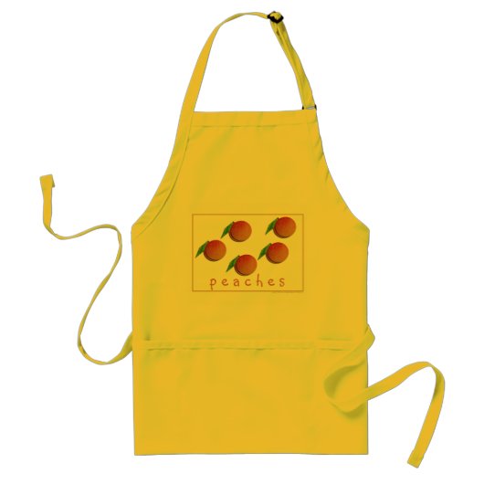 Pfirsiche Schürze (Vorne)