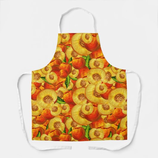 Pfirsiche Schürze (Vorderseite)