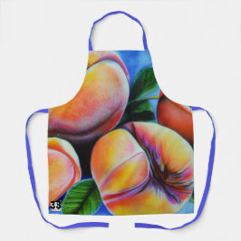 Pfirsiche Schürze