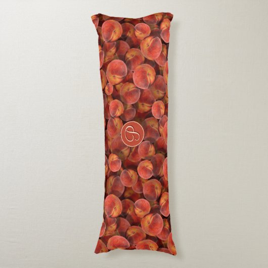 Pfirsiche Seitenschläferkissen (Vorderseite Vertikal)