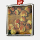 Pfirsiche Silbernes Ornament (Links)