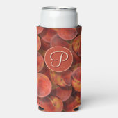 Pfirsiche Slim Can Cooler Selters Dosenkühler (Seltzer Vorderseite)