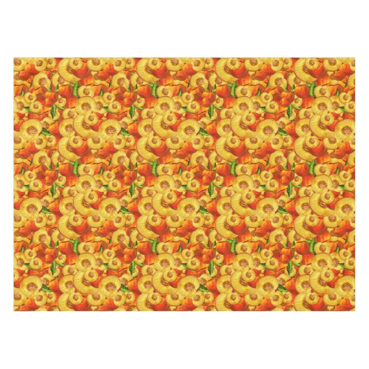 Pfirsiche Tischdecke (Vorderseite (Horizontal))