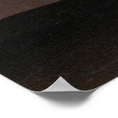 Pfirsiche, Trauben und Äpfel Poster (Ecke)