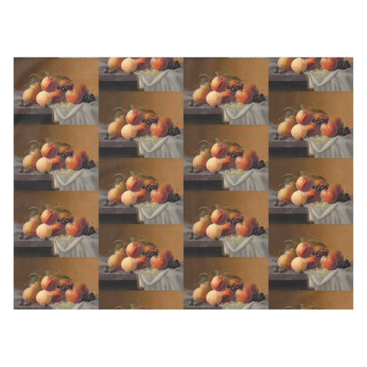 Pfirsiche, Trauben und Äpfel von Severin Roesen Tischdecke (Vorderseite (Horizontal))