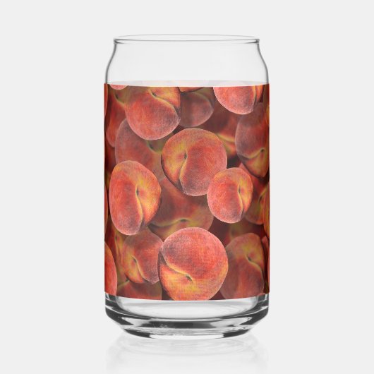 Pfirsiche trinken Glas (Rechts)