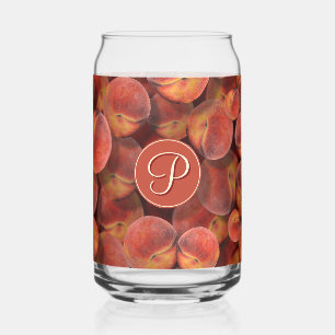 Pfirsiche trinken Glas