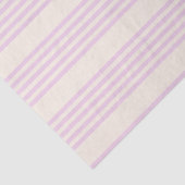 Pfirsiche und creme 5 Streifen Muster Seidenpapier (Detail)