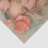 Pfirsiche und Creme Beauty2 Seidenpapier (Ausschnitt)