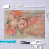 Pfirsiche und Creme Beauty2 Seidenpapier (Handwerk)