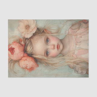 Pfirsiche und Creme Beauty3 Seidenpapier