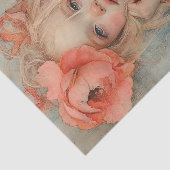 Pfirsiche und Creme Beauty6 Seidenpapier (Ausschnitt)